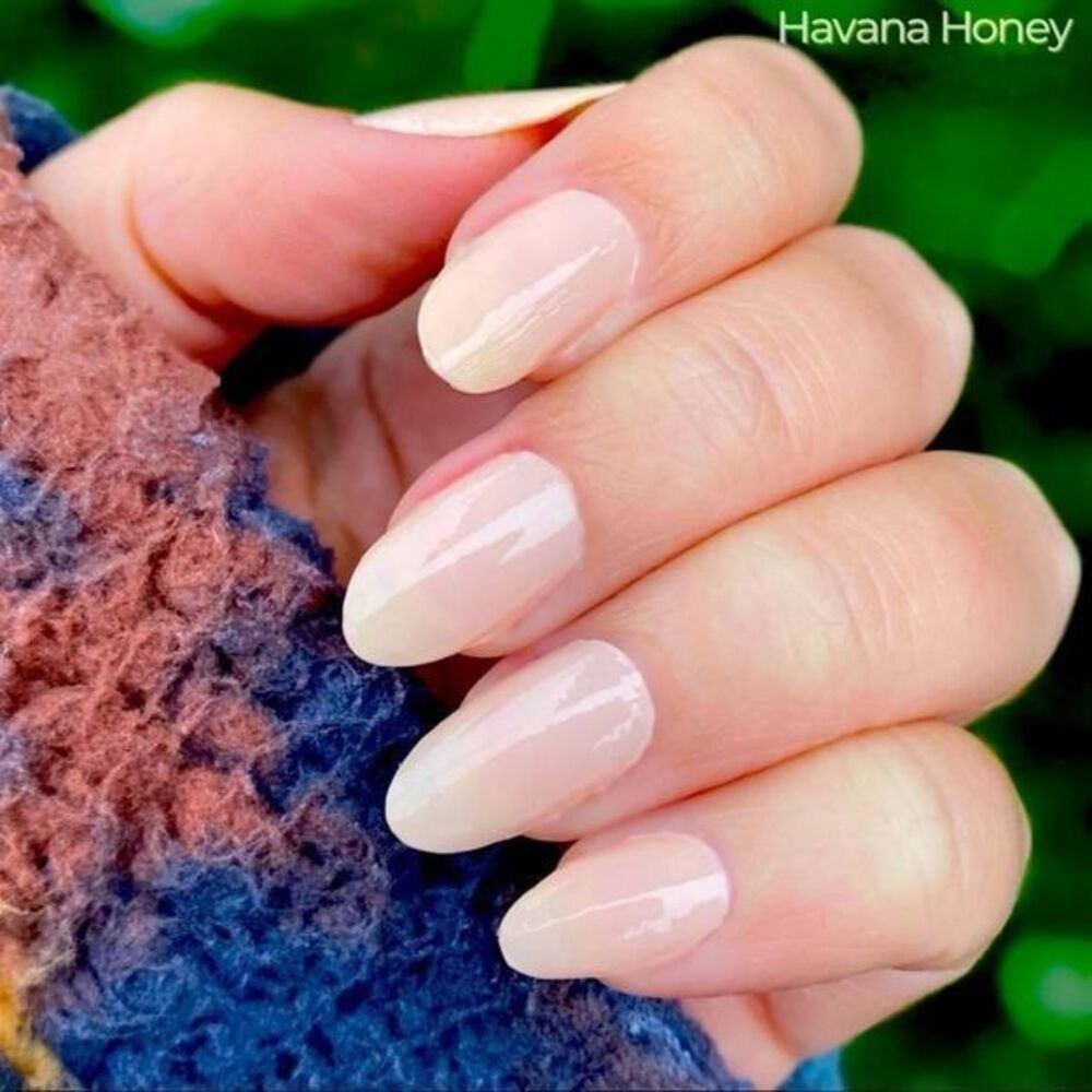 Color Street - Havana Honey, pale sandy beige, creme finish nail strips